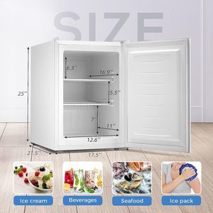 Kismile Compact Upright Freezer